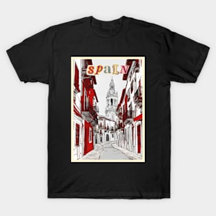 Spain Vintage Travel Poster Tourism T-Shirt